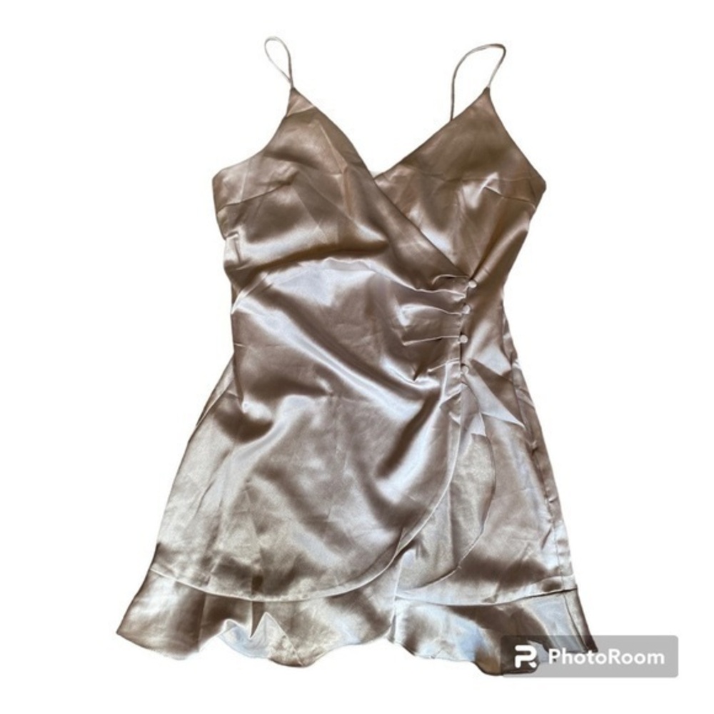 Aura champagne dress